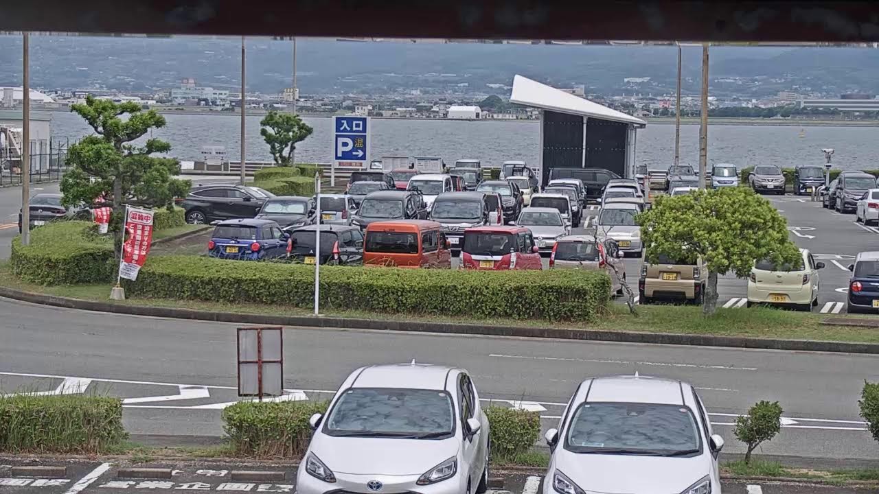 長崎空港駐車場　リアルタイム　ライブカメラ　混雑状況がすぐわかる