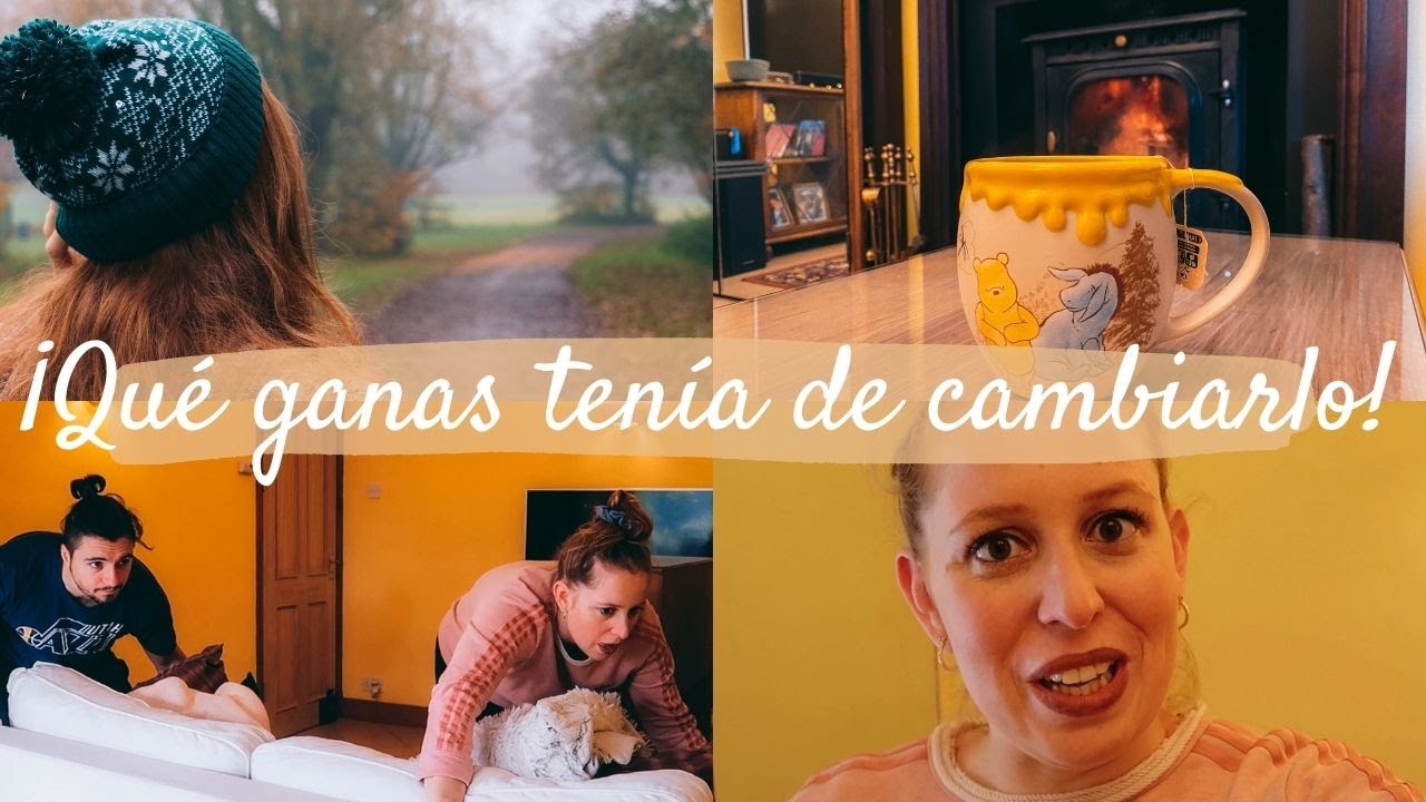 ¡Cambiamos todo el SALÓN! Haciendo hueco para el árbol de navidad - Cozy Vlog en LONDRES