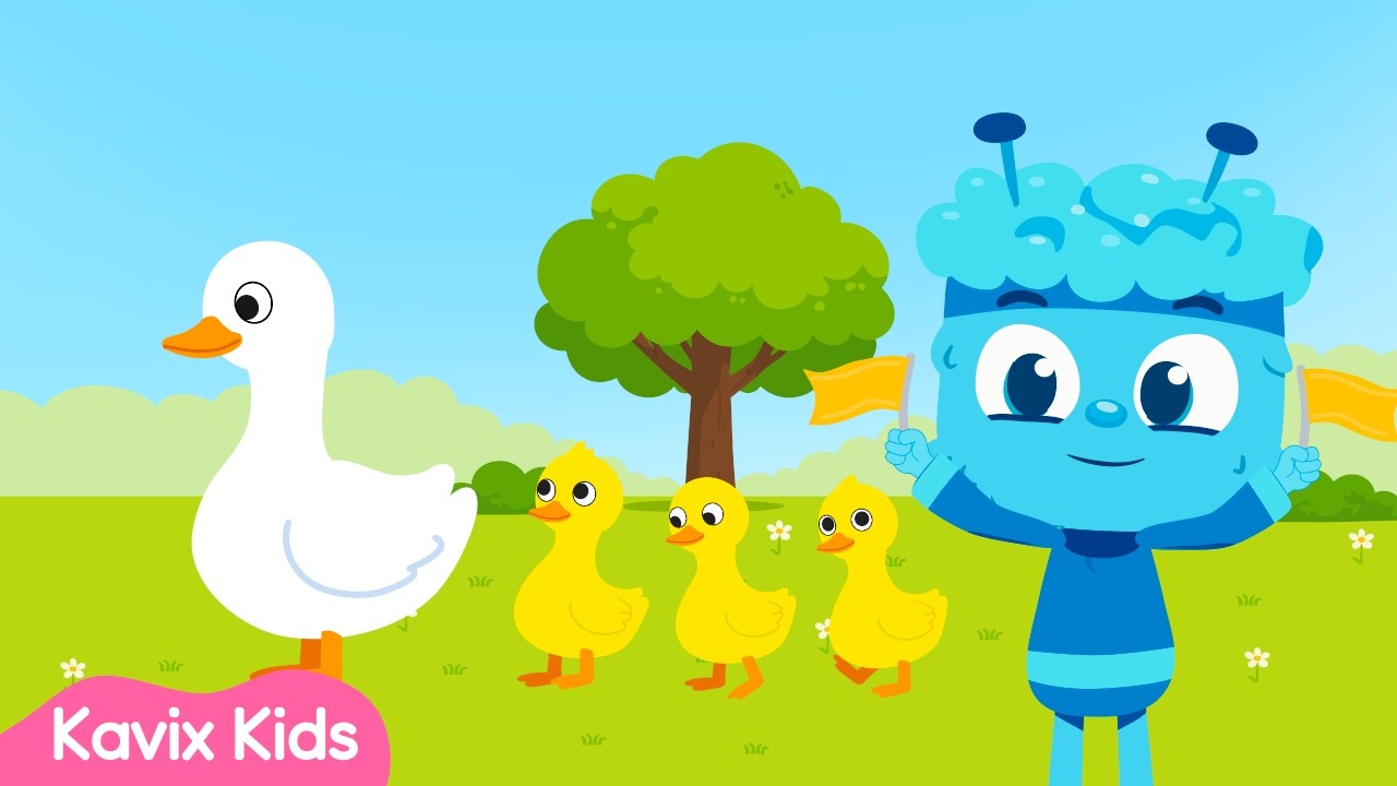 Little Ducks Follow Mother 🦆 | Kids Song About Family & Nature