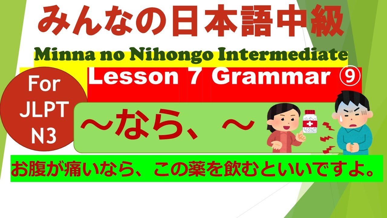 Minna no Nihongo Intermediate Lesson 7 Grammar ⑨ / Minna no Nihongo Intermediate Lesson 7 Grammar...