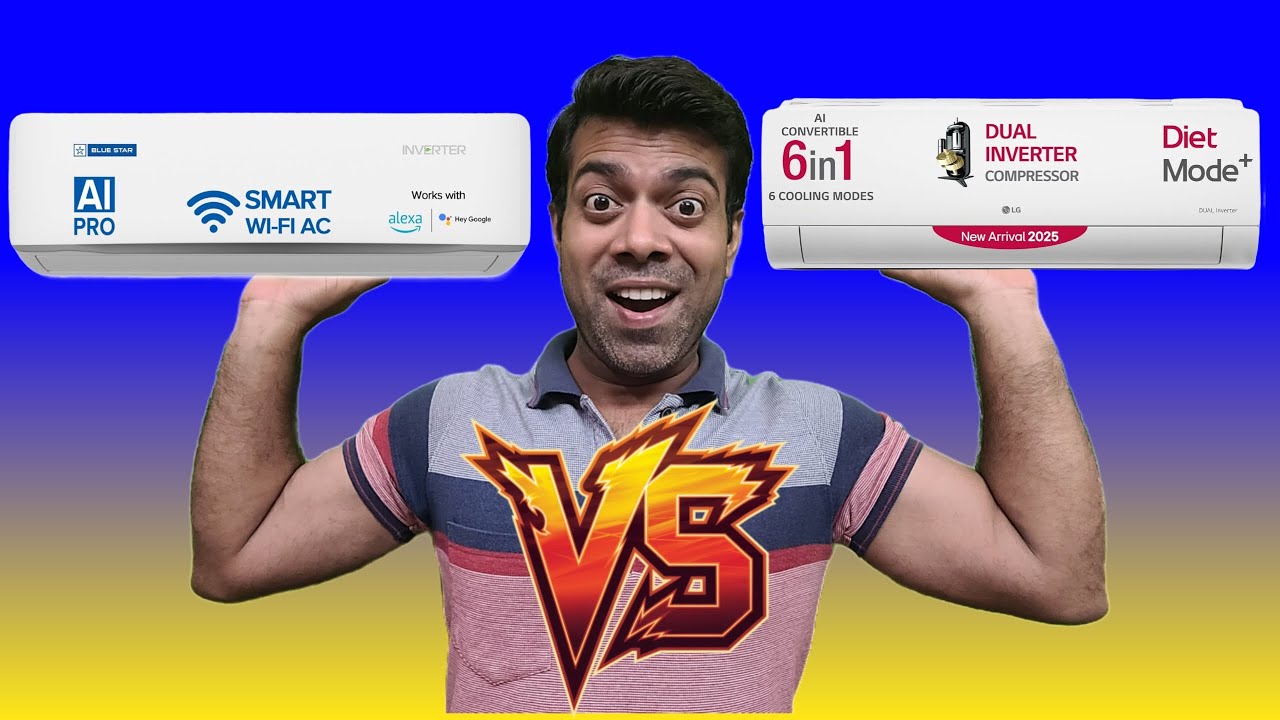 LG vs Blue Star 1 Ton AC Comparison 🔥 Which Is Best in 2025?