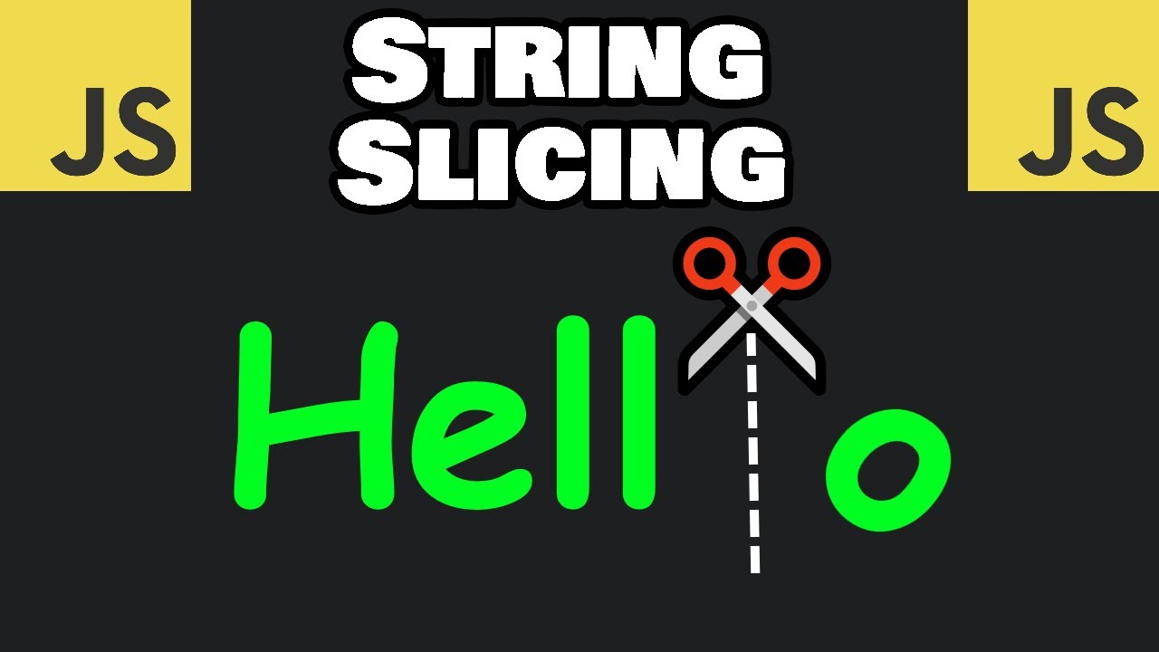 Learn JavaScript STRING SLICING in 8 minutes! ✂️