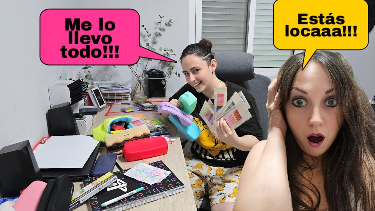 Mi madre alucina con TODO el material escolar que llevo al insti 📚😱