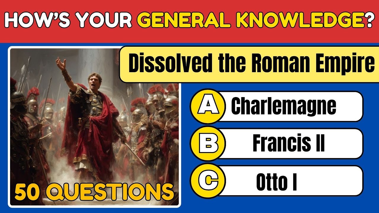YOU ARE BORN GENIUS IF YOU CAN GET 20/50 IN THIS GENERAL KNOWLEDGE TRIVIA QUIZ | EDUCATION