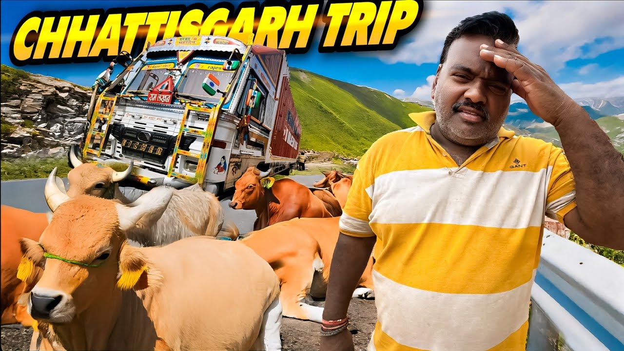 Aaj Pure Din Bhukhe Rahakar Bhi truck Unload Nahi Hua 😭 || Chhattisgarh Trip