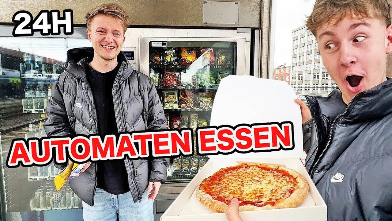 24 Stunden nur Essen aus Automaten! 🤯 Ungeschnittenes Automaten-Essens-Experiment | TipTapTube UNCUT
