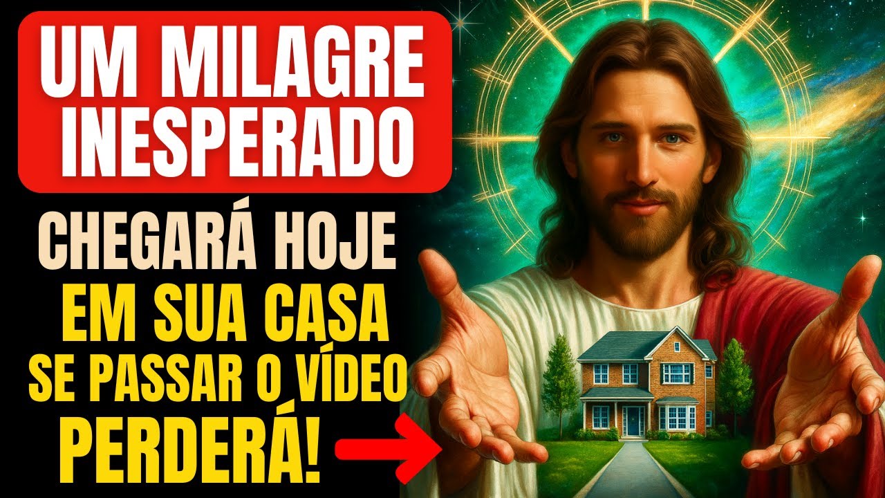 UM MILAGRE DIVINO ESTÁ CHEGANDO AGORA NA SUA VIDA! ✨🙏