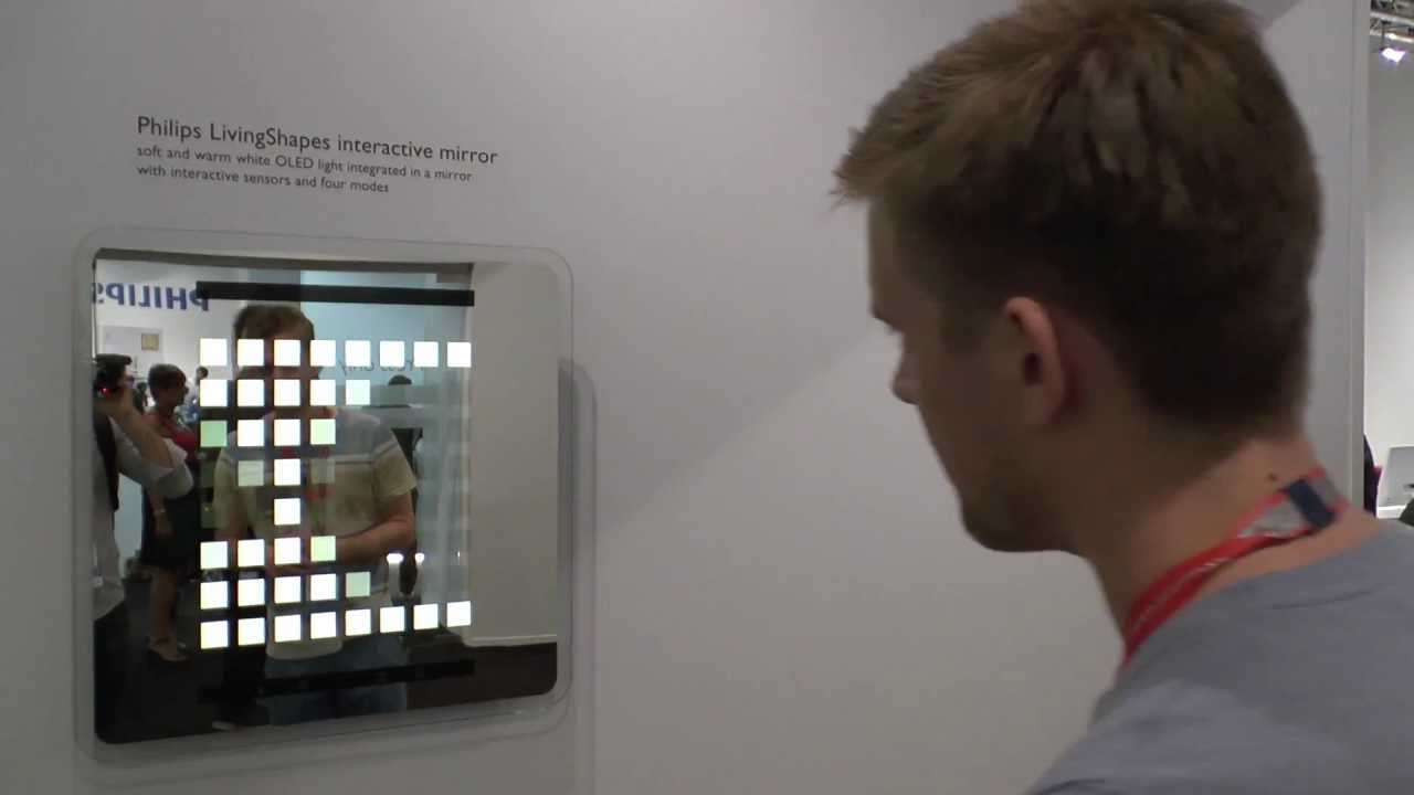 Philips LivingShapes interactive mirror Spiegel im Hands On [Deutsch]