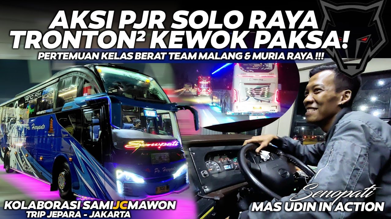 MAS UDIN MENGGILA!🥵🔥Aksi Kewok Paksa PJR Solo Raya HR158 "SENOPATI" Obrak-Abrik Transjawa☠️