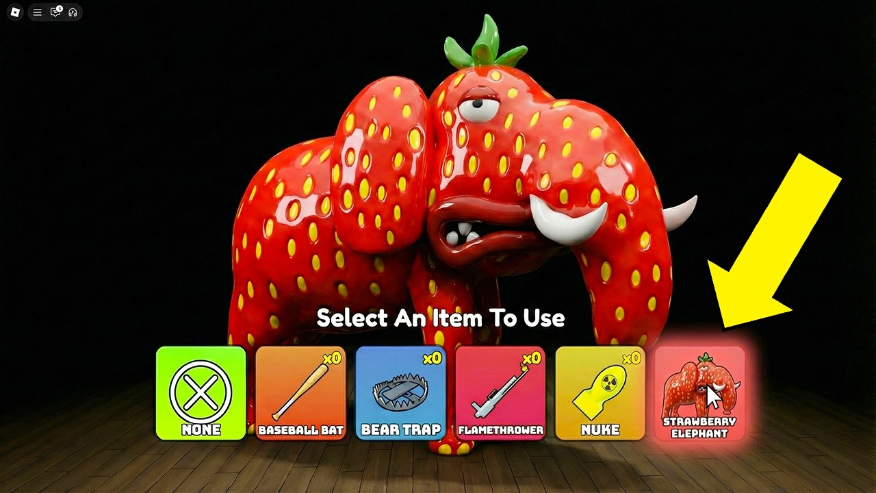 Enter Brainrot - NEW WEAPON Strawberry Elephant Coming Soon