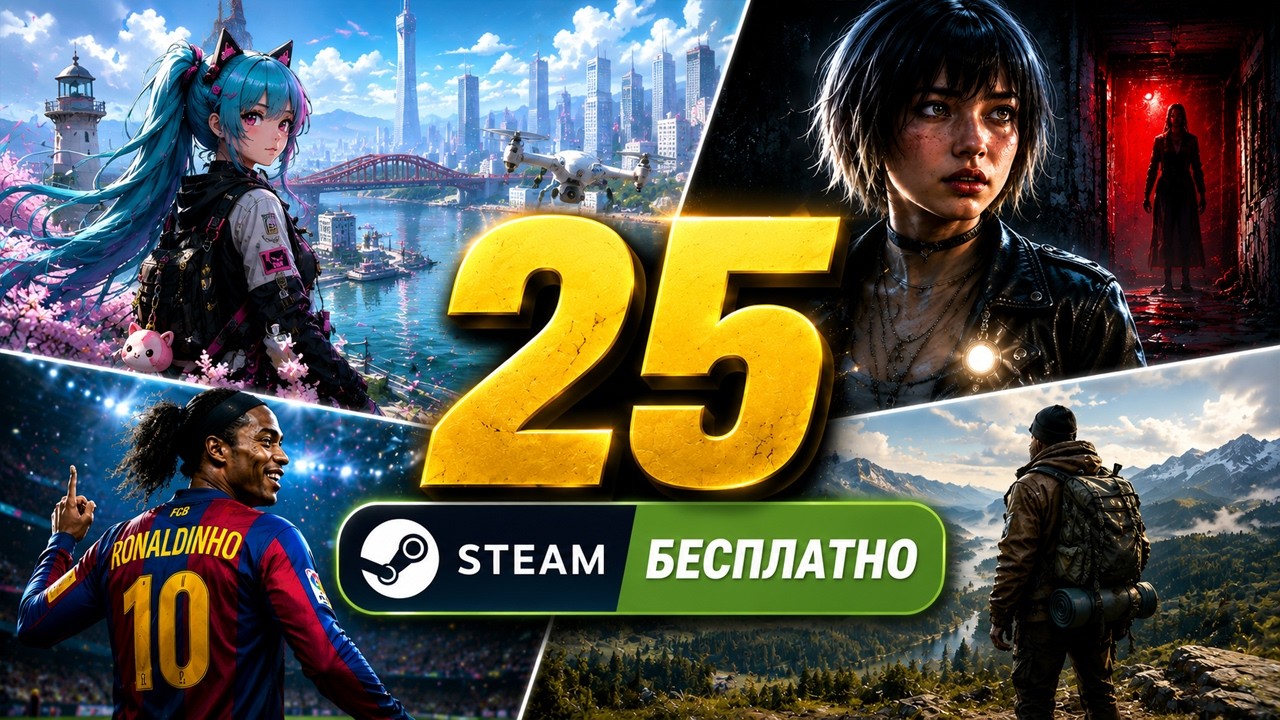 ТОП 25 БЕСПЛАТНЫХ ИГР STEAM 2026