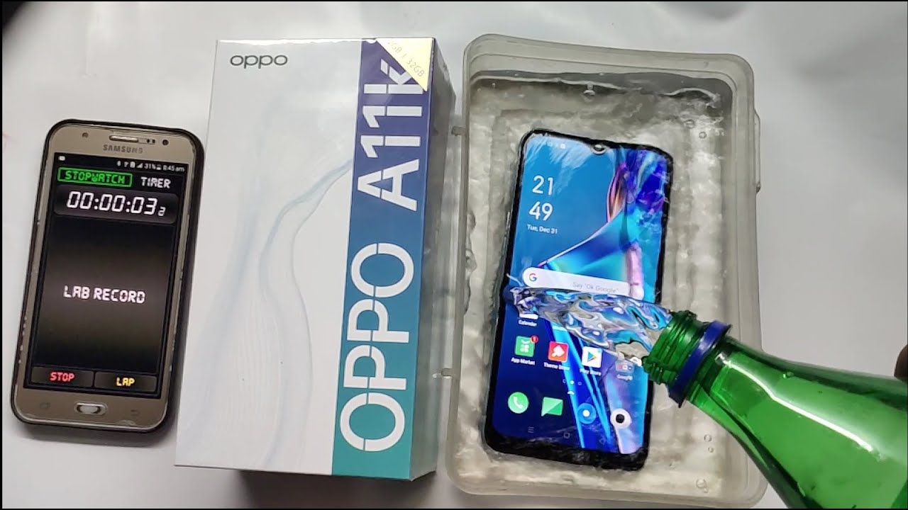 Oppo A11k Water Test