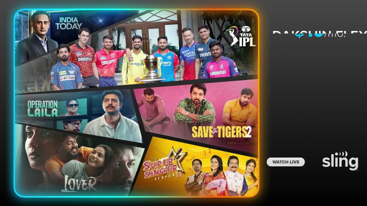 TATA IPL 2024 and Live News From India Only With Sling TV!