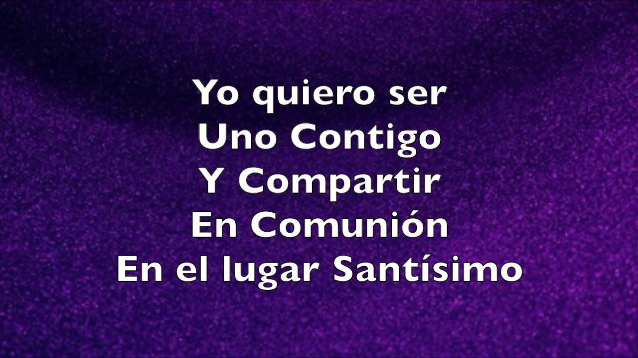 NECESITO UN ENCUENTRO - NEW WINE - PISTA (KARAOKE) 