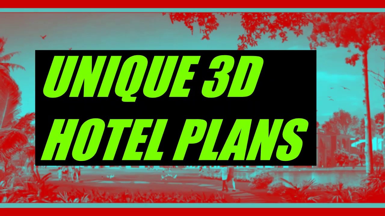 UNIQUE 3D HOTEL PLANS | AUTOCAD FILES |