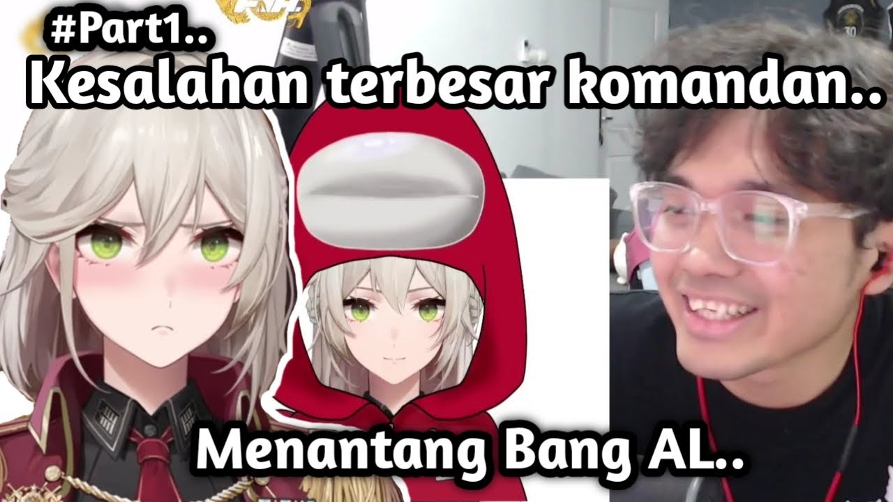 Momen bang AL mampir ke stream komandan berawal adu hengpong sampe cosplay birjon bareng #part1