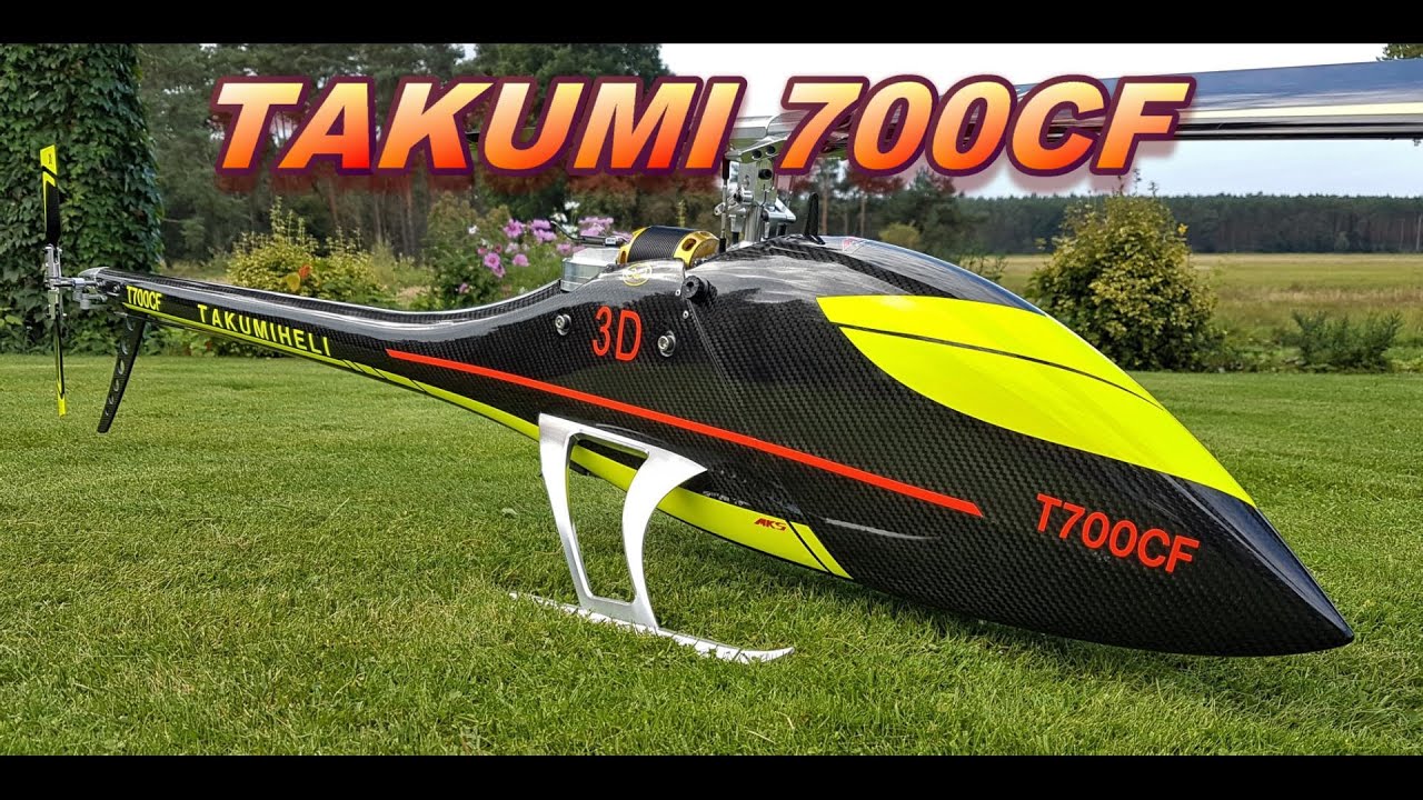 TAKUMI HELI 700CF - High End RC elektro Heli - ( with english subtitles )