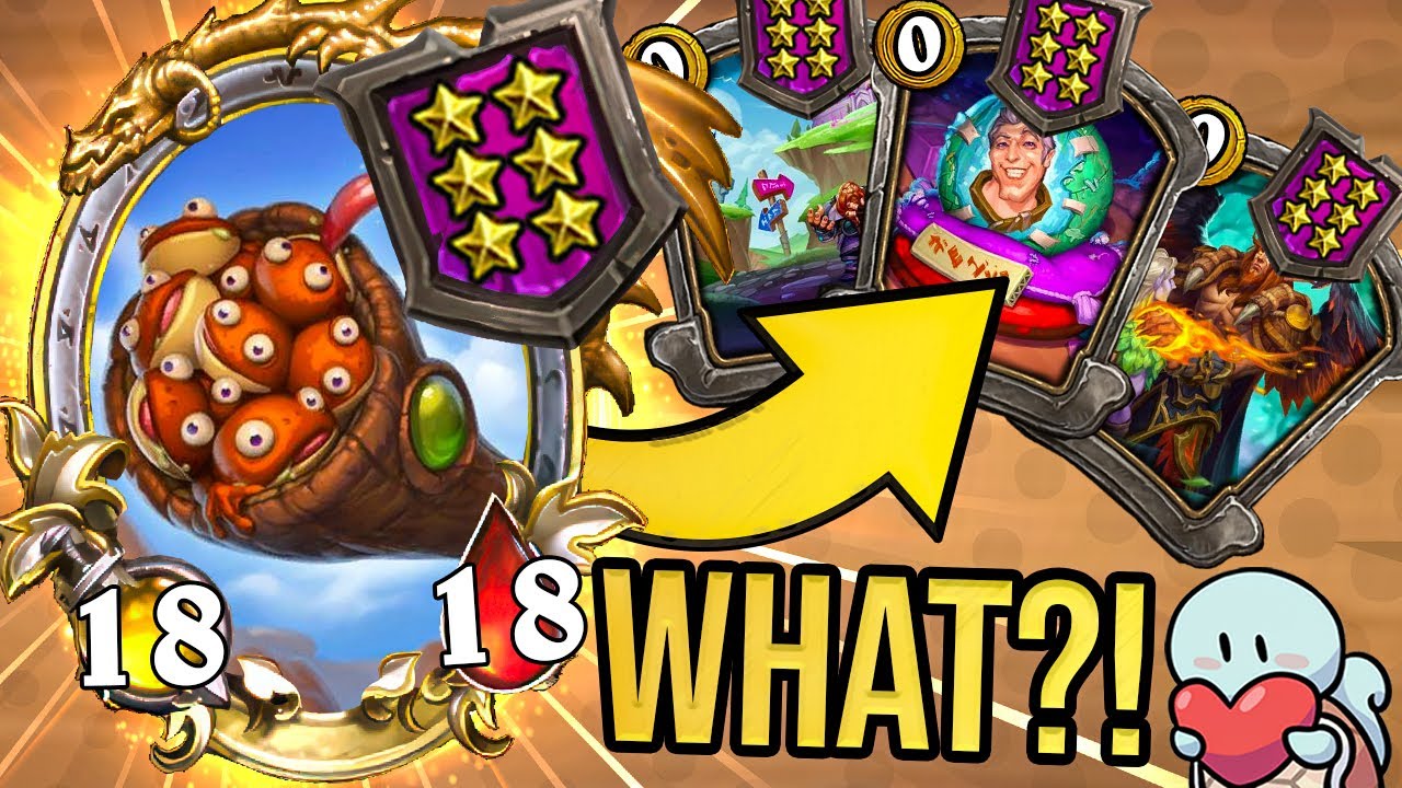 EXTREMELY RARE Comp with The Nine Frogs! | Hearthstone Battlegrounds