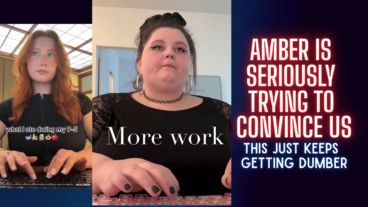 Amberlynn Pretends Even Harder To Look Like A Working Gorl While Copying Other Creators.
