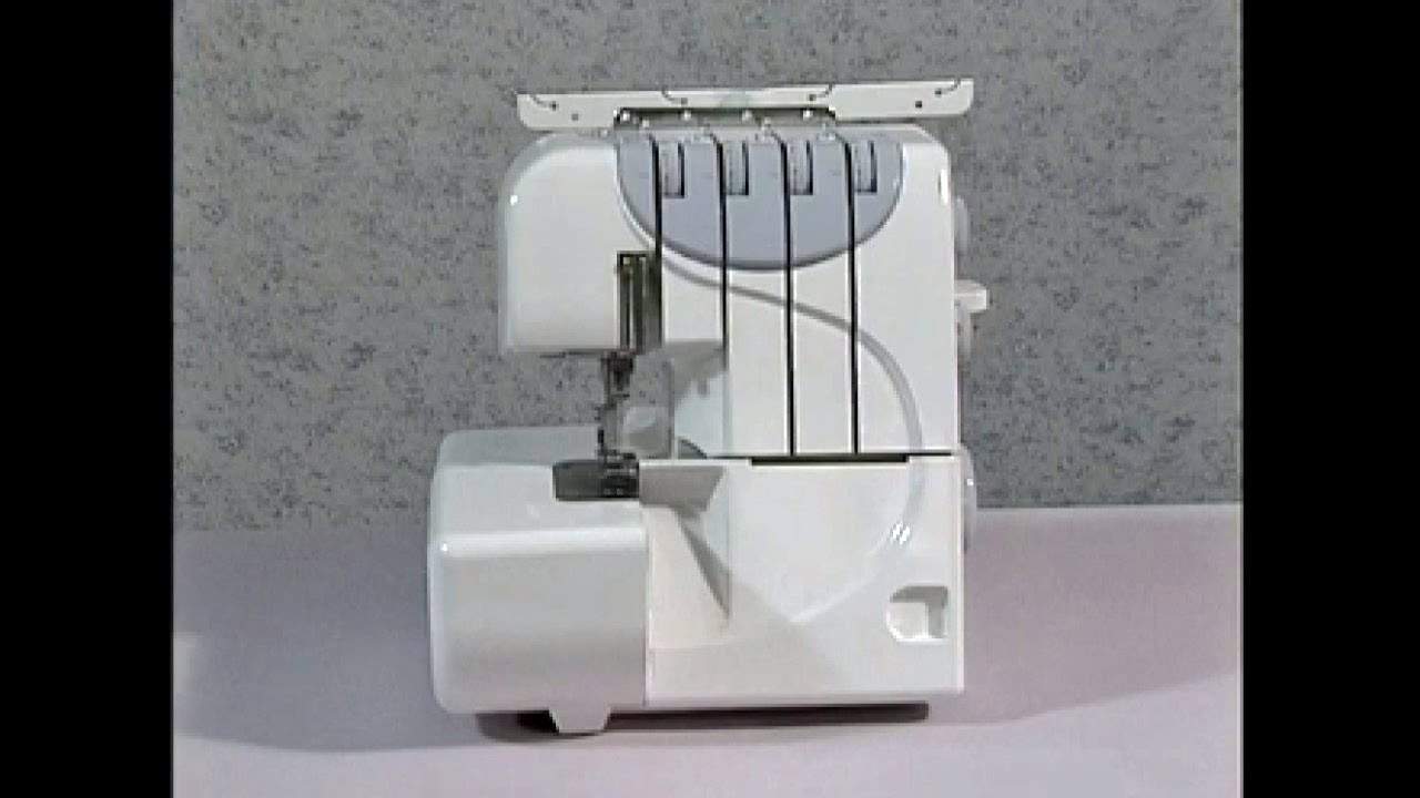 Видео работы оверлока Janome 9300DX