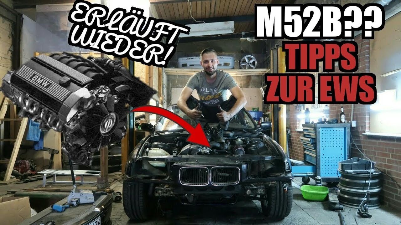 E36 Motorumbau 320i auf 323i M52 | Engine Swap | So klappt es mit der EWS! / Wegfahrsperre