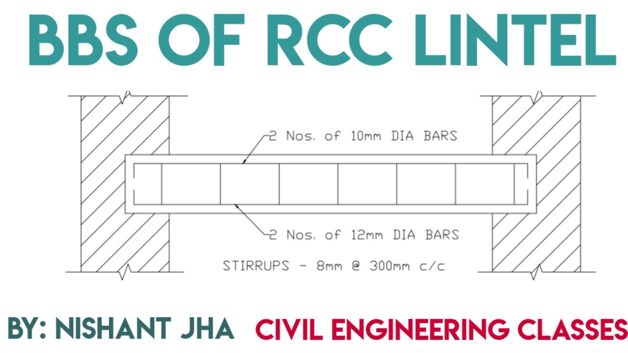 BBS OF RCC LINTEL