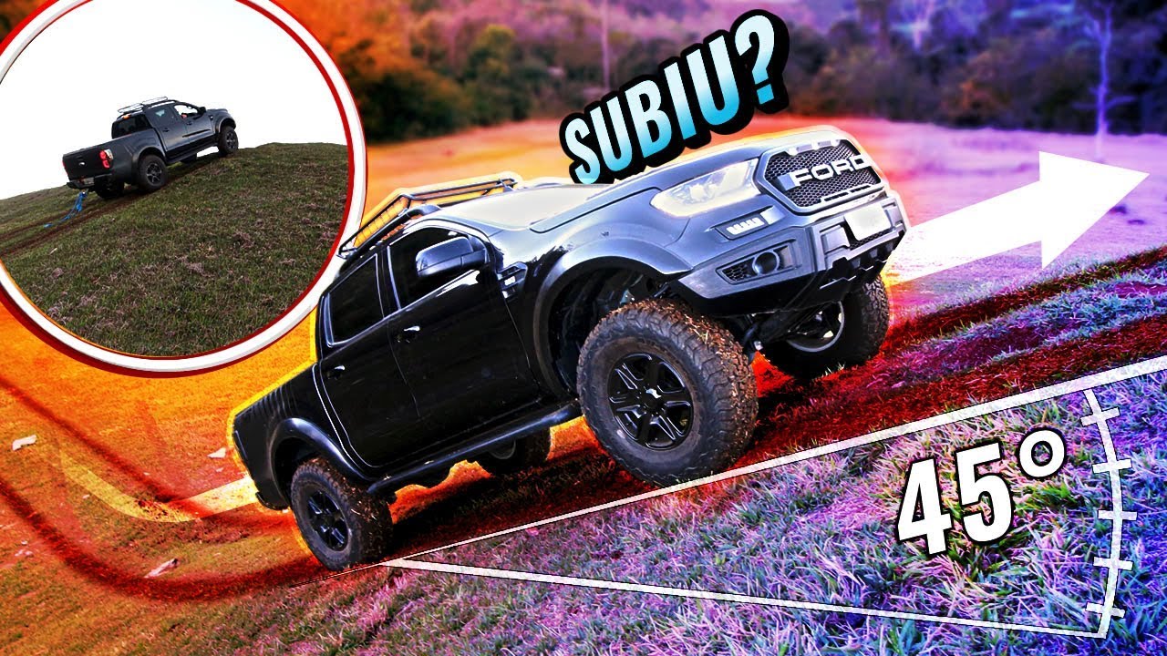 TESTEI A FORD RANGER NA LADEIRA!