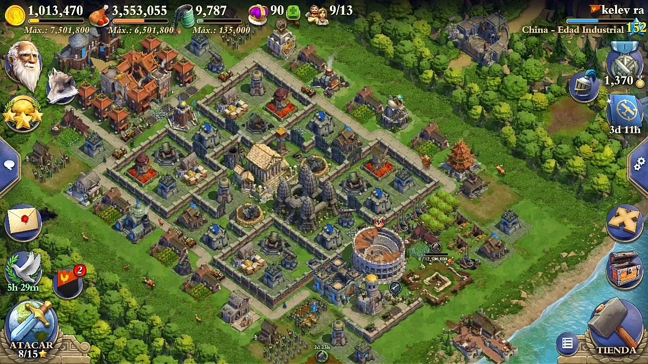 DomiNations: Estrategias de ataque#7: Ejército de Morteros!