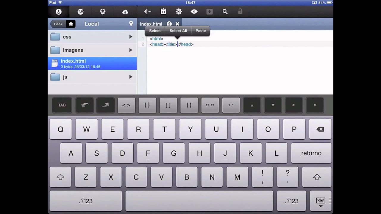 Koder Code Editor - Editor de C&oacute;digos para iPad - Weeby!Cast