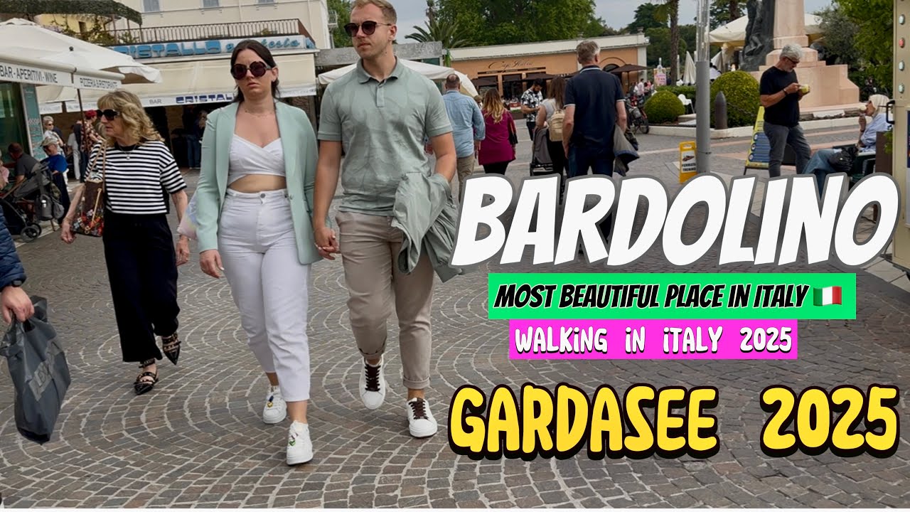 Bardolino, Lake Garda - Walking Tour (4k Ultra HD) Gardasee 2025