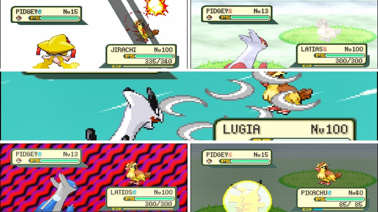 Todos los MOVIMIENTOS CARACTERÍSTICOS de la TERCERA generación POKÉMON ROJO FUEGO, ESMERALDA, RS.