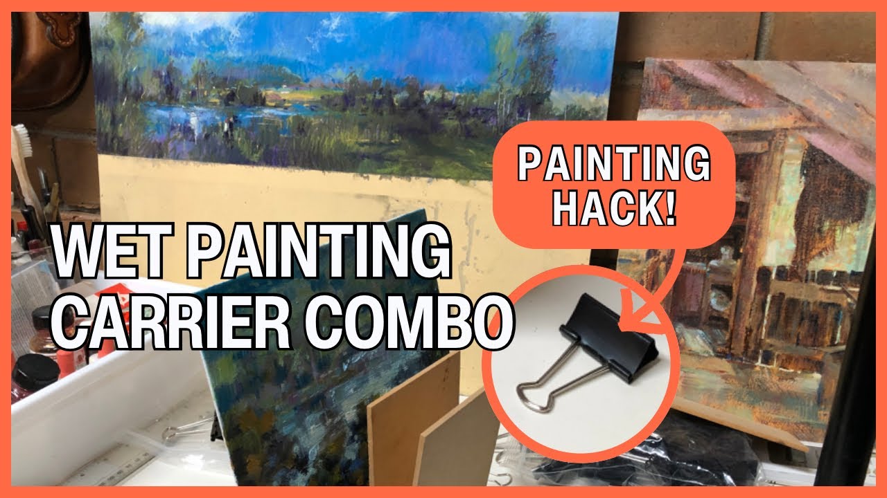 Easy DIY a Wet Painting Carrier Combo