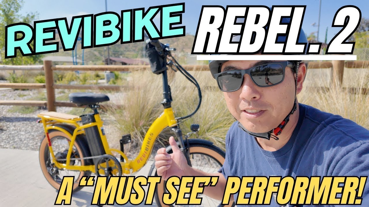 Revibike Rebel2: The Amazingly Quick and Affordable Folding Ebike With Top-notch Parts!