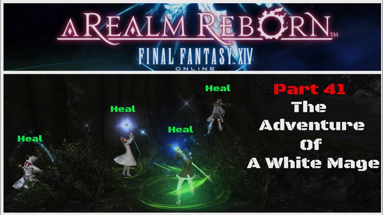 FFXIV - Let's play White Mage - Finally Level 50! White Mage 50 Job Quest (Part 41)