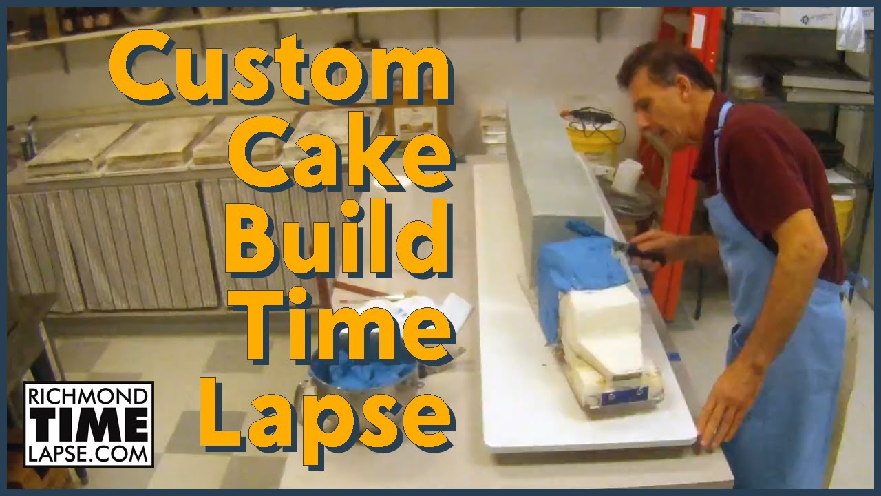 Custom Cake Build: Overnight Truck Cake Time Lapse