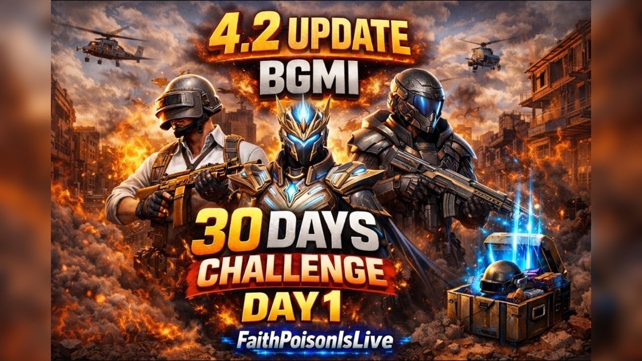 BGMI 4.2 NEW UPDATE 30 DAYS CHALLENGE  DAY 1 🥹🥰  #pubglive #bgmilive #shortsfeed