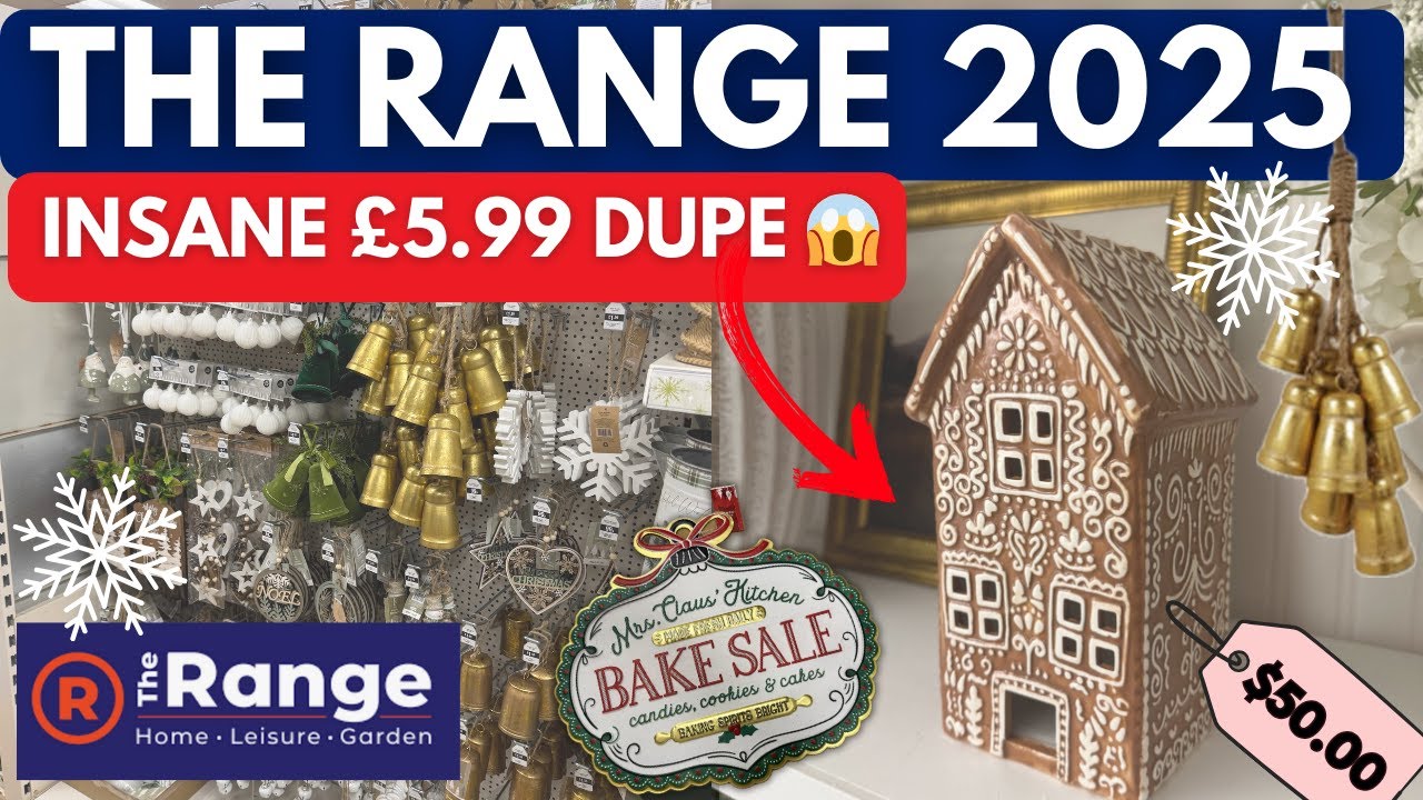 The Range Christmas 2025 🎄 £5.99 Viral Pottery Barn Dupe! 😱 Part One Decorations
