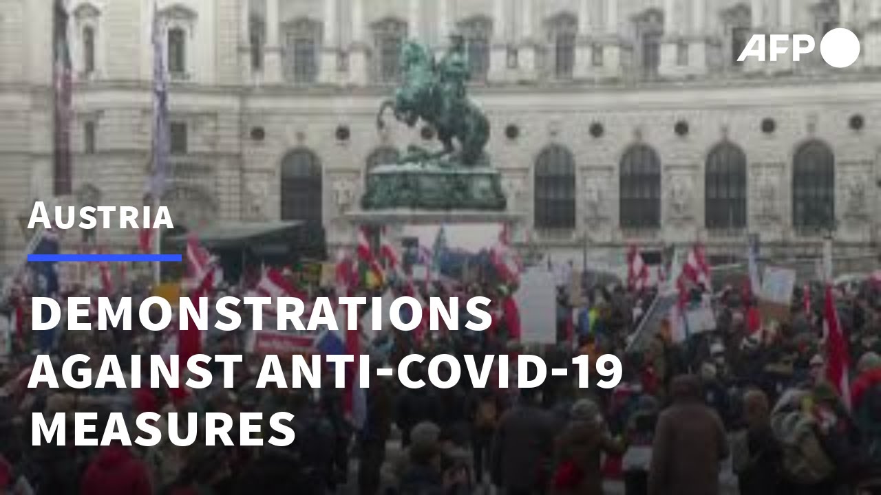 Protests in Vienna against anti-Covid-19 measures | AFP