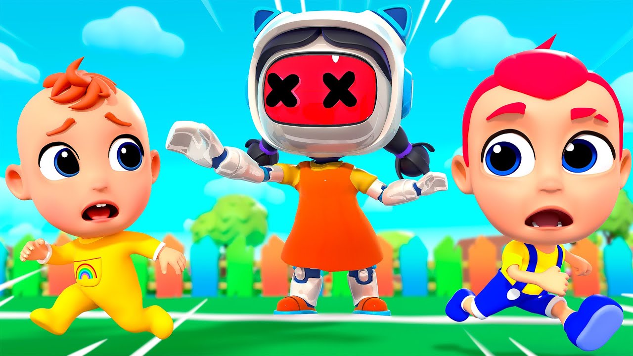 Red Light, Green Light | Game Challenge | Nursery Rhymes & Kids Songs | Tinytots