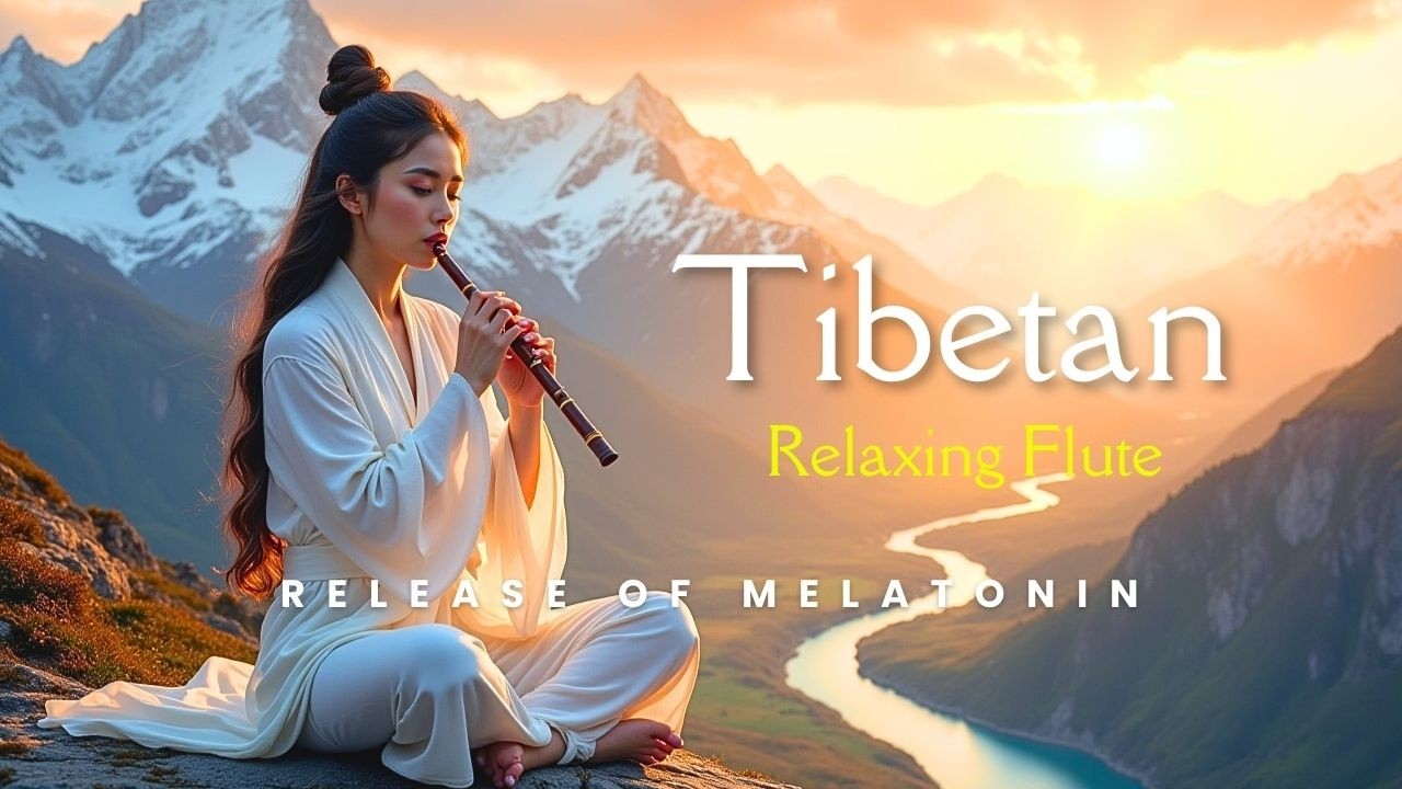 🌌 Tibetan Flute Background | Soft Instrumental to Ease Into a Peaceful State of Mind