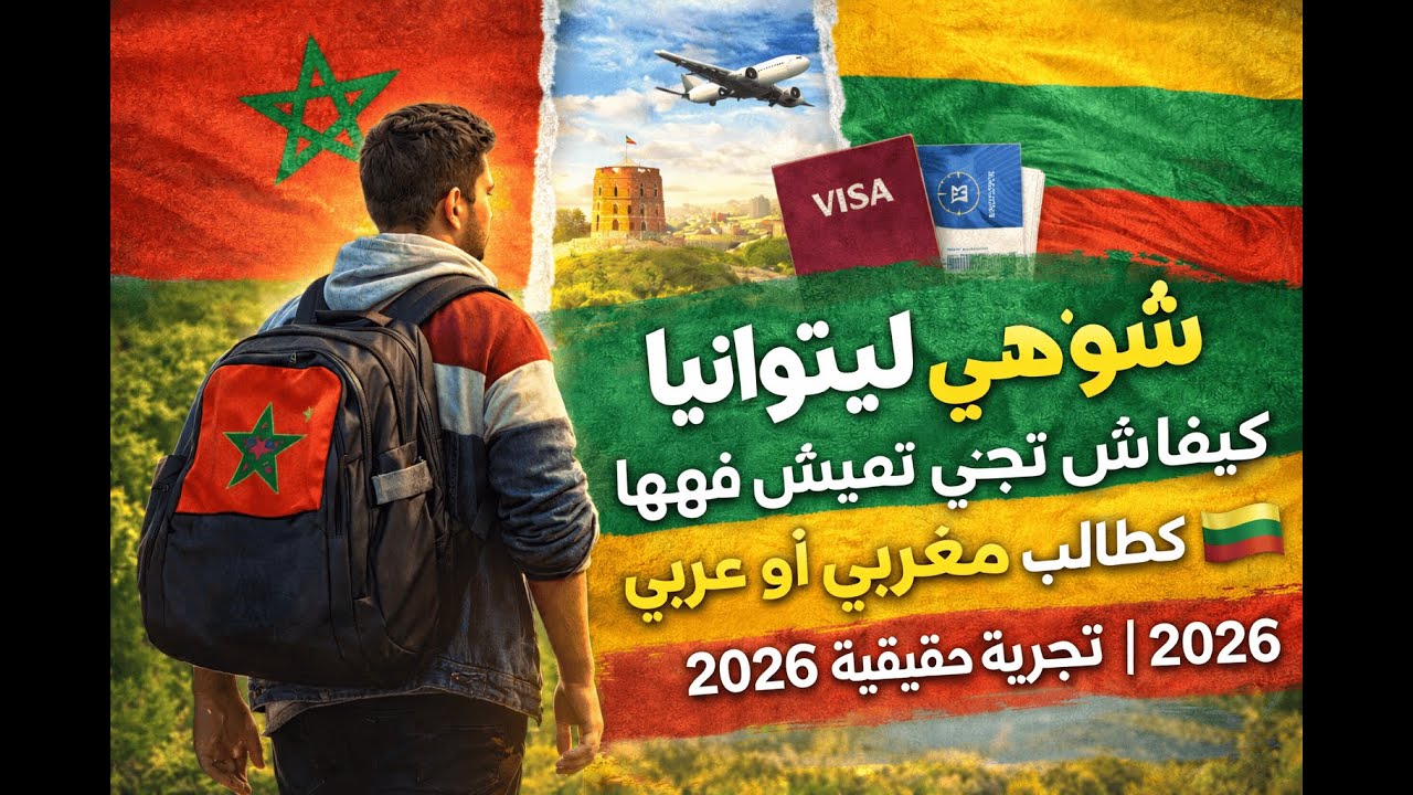 ليتوانيا بالعربي 🇱🇹 | الدراسة، الإقامة، والمعيشة في 2026