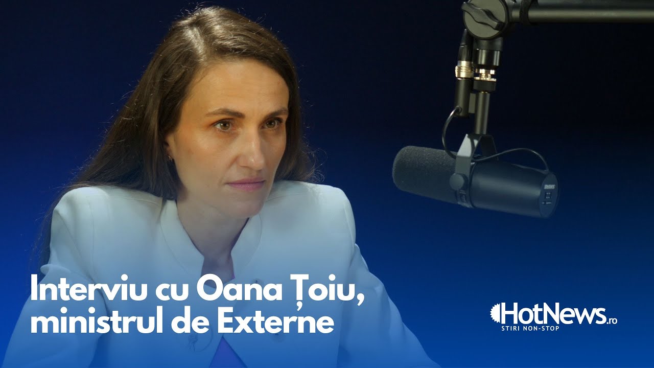 Ce face România pentru copiii din Gaza. Interviu cu Oana Țoiu, ministrul de Externe