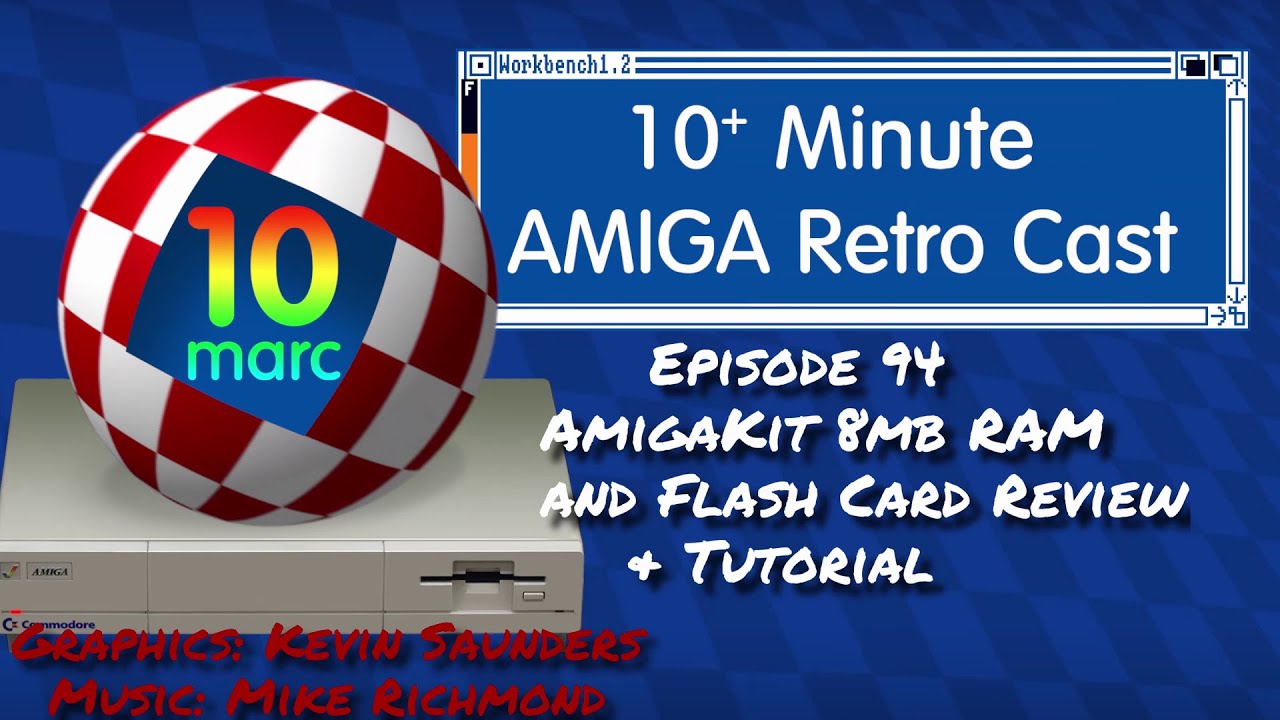 AmigaKit 8MB RAM & Flash ROM card for the A1200 Review - Episode 94