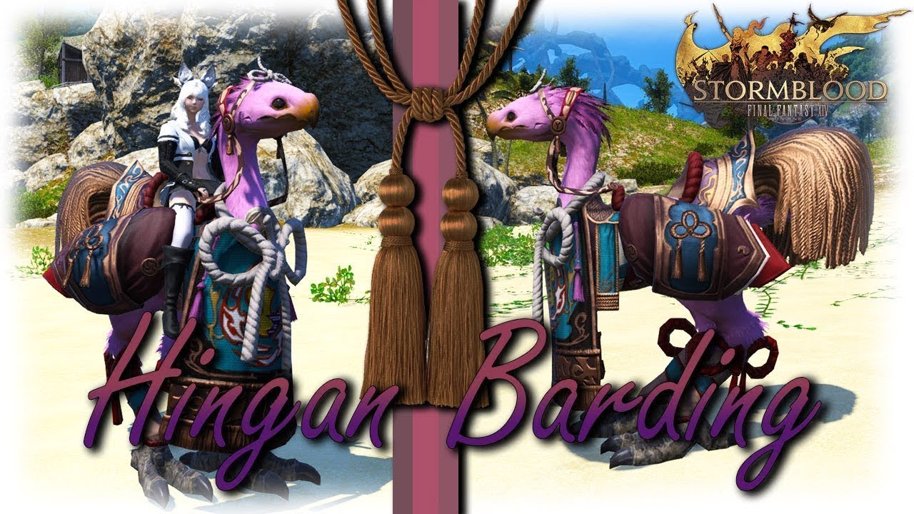 FFXIV HINGAN BARDING