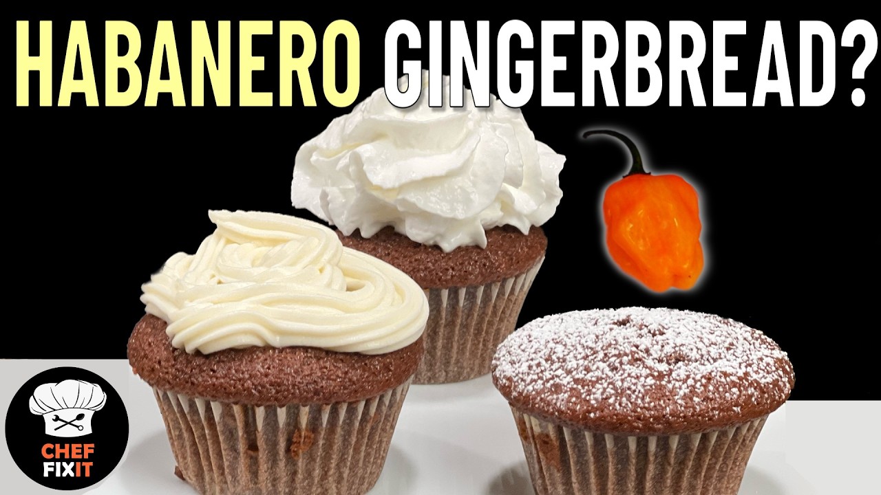 Habanero Gingerbread Cupcakes | Warm Spice + Real Heat | Gluten Free