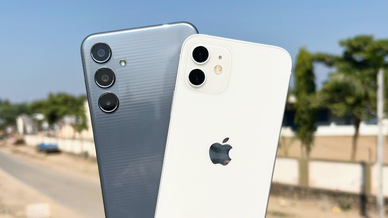 iPhone 12 Vs Samsung Galaxy M35 Camera Test & Comparison | Which is The Best..?