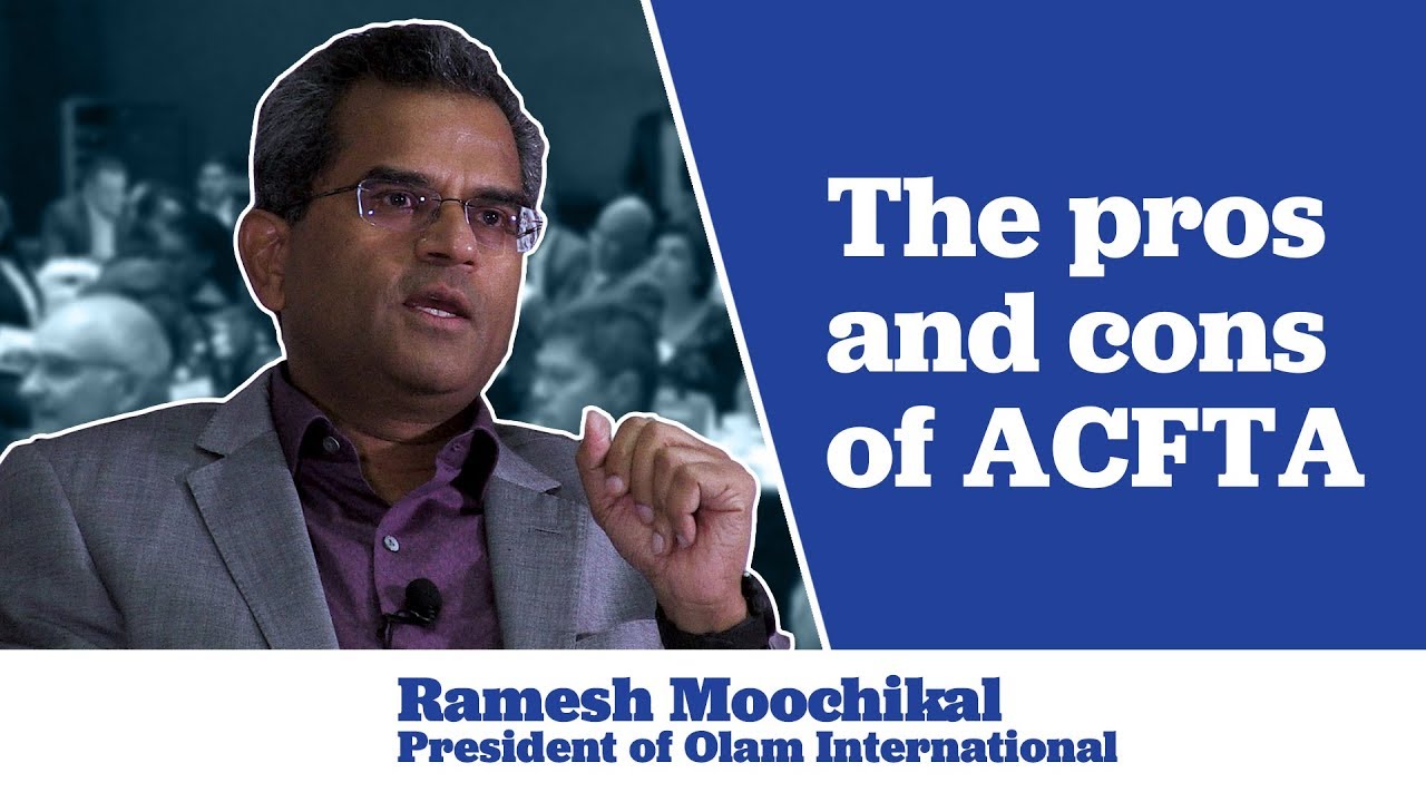 Ramesh on the Pros and Cons of ACFTA