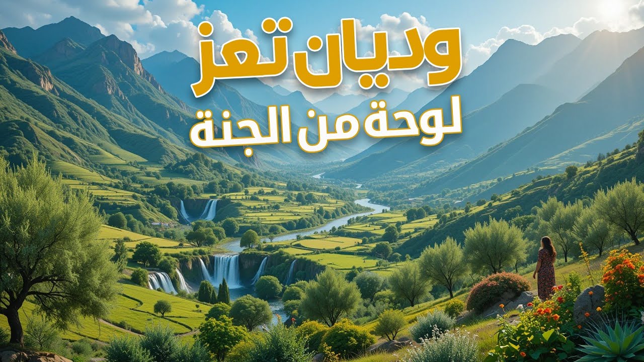شاهد جمال وديان تعز .. سبحان الخالق المبدع 😍