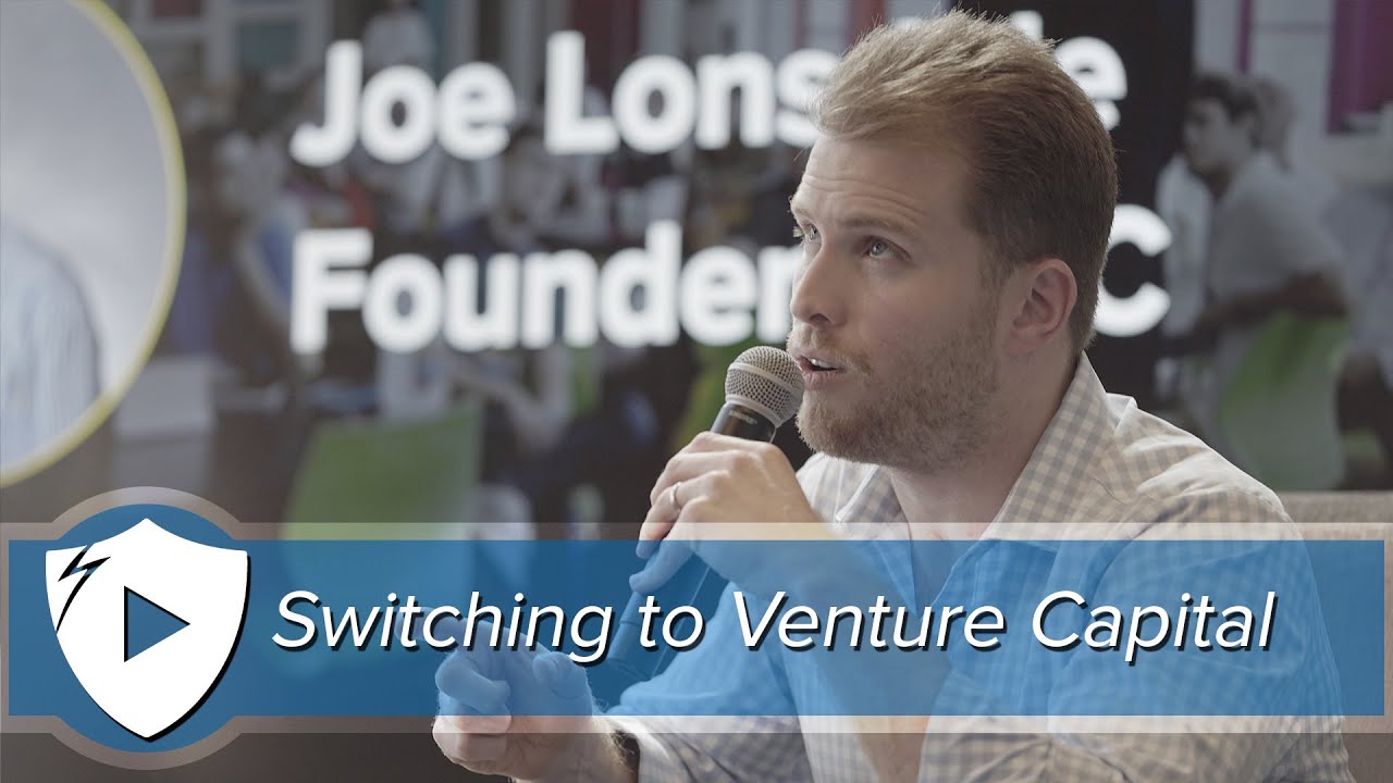 Switching to Venture Capital | Joe Lonsdale, Palantir & 8VC Co-Founder