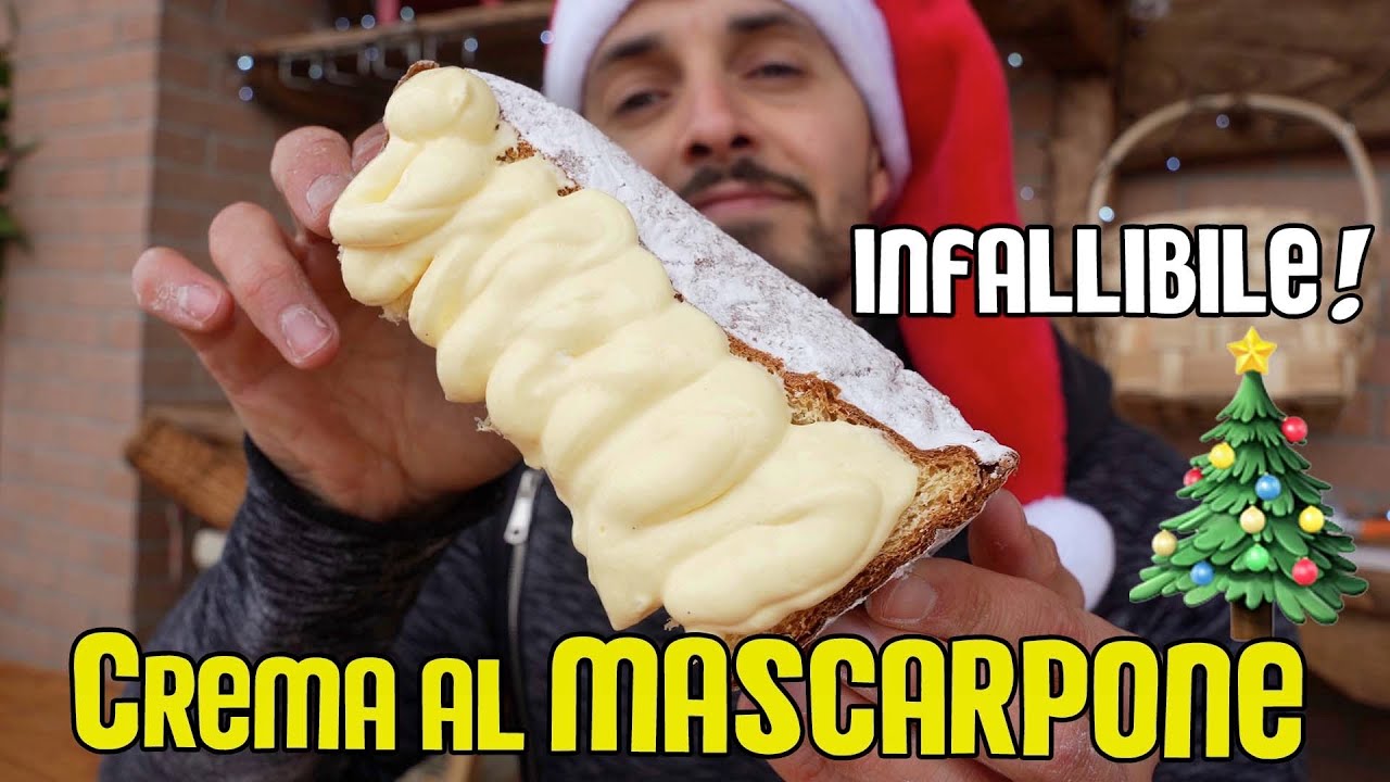 CREMA AL MASCARPONE SOFFICE e PERFETTA *  SENZA PANNA, ALBUME E UOVA CRUDE*